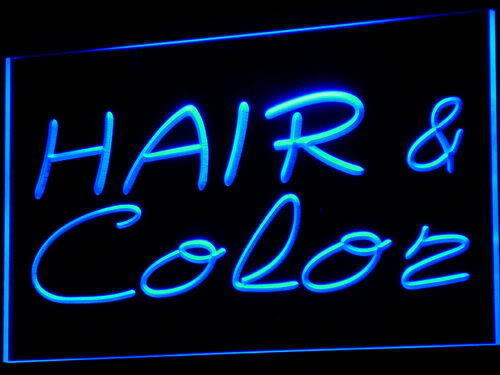Hair & Color LED Light Sign